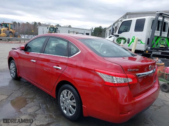 2014 Nissan Sentra SR with VIN 3N1AB7AP0EL647157, listed as a IAAI auction lot 41815415 with 102,851 mi miles. Bid and sale history available at carsss.com. Image 3.