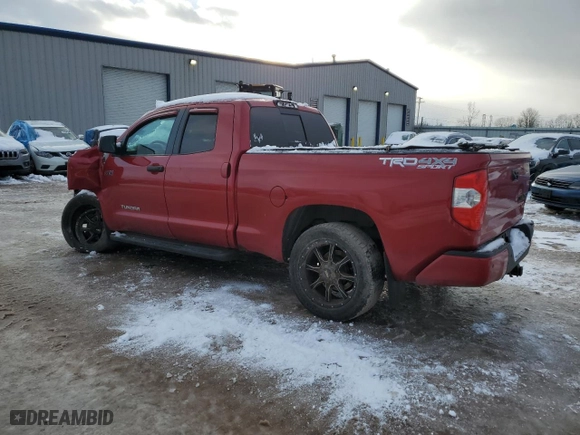 2020 Toyota Tundra 4WD SR with VIN 5TFUY5F1XLX905946, listed as a Copart auction lot 86281064 with 75,759 mi miles and Salvage Title. Bid and sale history available at carsss.com. Image 2.
