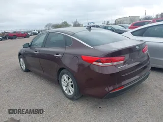 2017 Kia Optima LX with VIN 5XXGT4L3XHG160254, listed as a IAAI auction lot 41622748 with 80,012 mi miles. Bid and sale history available at carsss.com. Image 3.