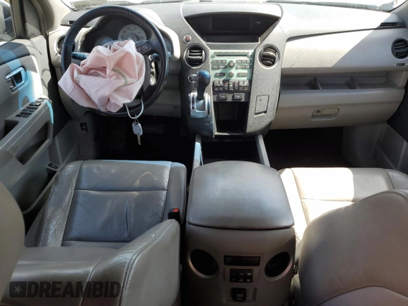 2009 Honda Pilot EX-L with VIN 5FNYF48559B020820, listed as a Copart auction lot 50194345 with 0 mi miles and Salvage Title. Bid and sale history available at carsss.com. Image 8.
