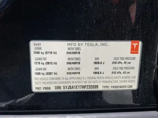 2017 Tesla Model S 60 with VIN 5YJSA1E17HF232699, listed as a IAAI auction lot 42327539 with 113,923 mi miles and . Bid and sale history available at DreamBid. Image 9.