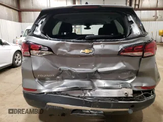 2023 Chevrolet Equinox LT with VIN 3GNAXTEG5PL130075, listed as a Copart auction lot 57128285 with 8,024 mi miles and Salvage title. Bid and sale history available at DreamBid. Image 6.