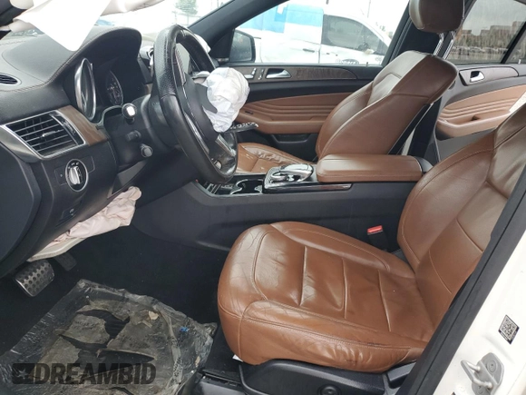 2016 Mercedes-Benz GLE 450 AMG with VIN 4JGED6EB0GA007067, listed as a Copart auction lot 60425575 with Not provided miles and Salvage title. Bid and sale history available at DreamBid. Image 7.