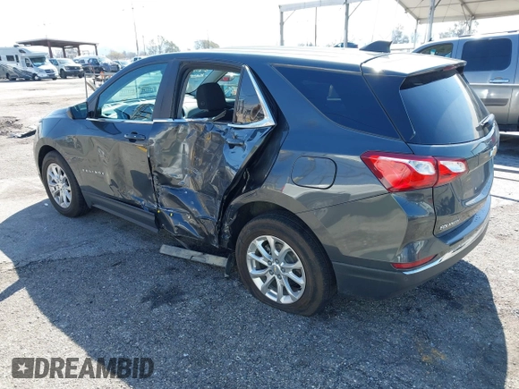 2021 Chevrolet Equinox LT with VIN 2GNAXKEV4M6125300, listed as a IAAI auction lot 41752542 with 83,604 mi miles. Bid and sale history available at carsss.com. Image 3.
