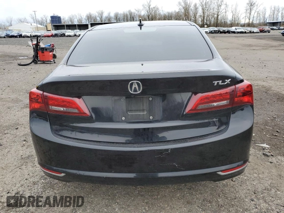 2017 Acura TLX with VIN 19UUB1F34HA007169, listed as a Copart auction lot 85472194 with 0 mi miles and Salvage Title. Bid and sale history available at carsss.com. Image 6.