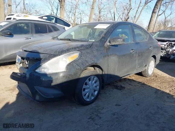 2016 Nissan Versa SV with VIN 3N1CN7AP5GL832064, listed as a IAAI auction lot 41420008 with 80,890 mi miles. Bid and sale history available at carsss.com. Image 2.
