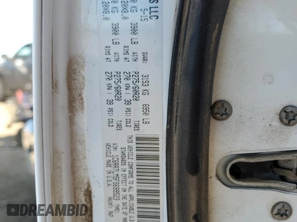 2015 Ram 1500 Big Horn with VIN 1C6RR7LM5FS699523, listed as a Copart auction lot 60663295 with 113,377 mi miles and Salvage title. Bid and sale history available at DreamBid. Image 12.