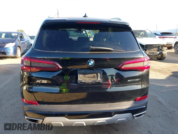 2023 BMW X5 sDrive40i with VIN 5UXCR4C01P9R58557, listed as a IAAI auction lot 41826741 with 10,142 mi miles. Bid and sale history available at carsss.com. Image 16.
