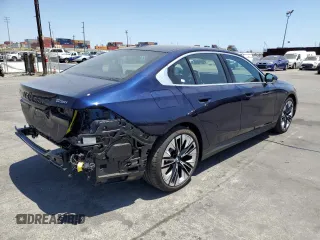 2024 BMW 5 Series 530i with VIN WBA43FJ06RCR00808, listed as a Copart auction lot 60520224 with 4,803 mi miles and Salvage Title. Bid and sale history available at carsss.com. Image 3.