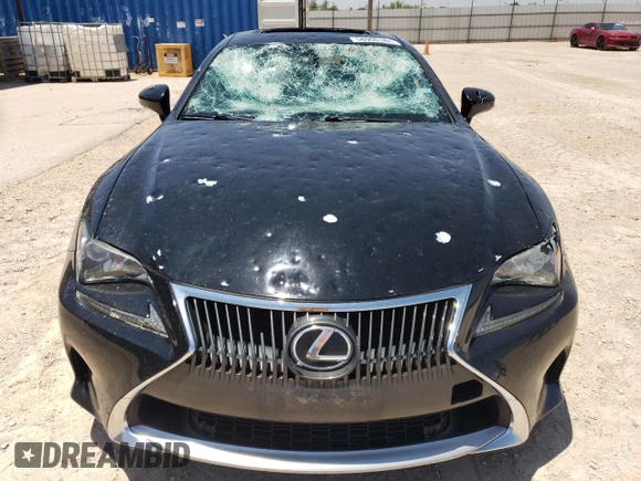 2015 Lexus RC 350 F Sport with VIN JTHHE5BC6F5001494, listed as a Copart auction lot 58900184 with 123,583 mi miles and Clean Title. Bid and sale history available at DreamBid. Image 5.