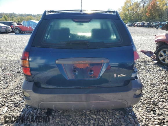 2004 Pontiac Vibe with VIN 5Y2SL62804Z452084, listed as a Copart auction lot 76677614 with 193,912 mi miles and Salvage Title. Bid and sale history available at carsss.com. Image 6.