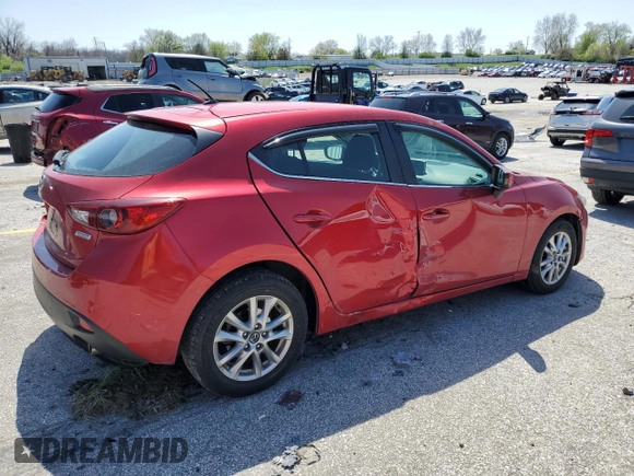 2016 Mazda 3 i Sport with VIN 3MZBM1K76GM267614, listed as a Copart auction lot 52087945 with 172,683 mi miles and Salvage Title. Bid and sale history available at DreamBid. Image 3.