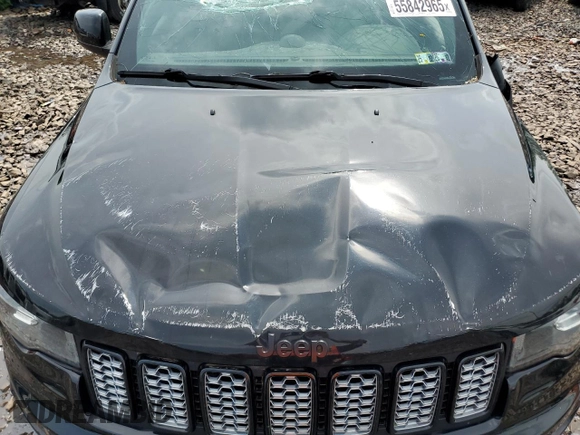 2017 Jeep Grand Cherokee Altitude z VIN 1C4RJFAG4HC863011, wystawiony jako Copart lot #55842965 z przebiegiem Nie podano mil oraz Szkody całkowita. Historia ofert i sprzedaży dostępna na DreamBid. Obrazek 12.