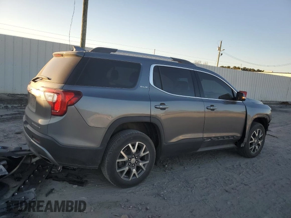2021 GMC Acadia SLE with VIN 1GKKNKLS1MZ112007, listed as a Copart auction lot 85857394 with 56,585 mi miles and Salvage Title. Bid and sale history available at DreamBid. Image 3.