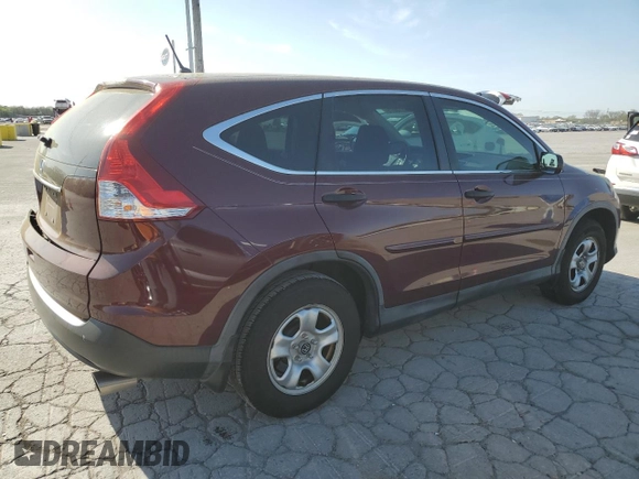 2014 Honda CR-V LX with VIN 5J6RM3H31EL040762, listed as a Copart auction lot 52512075 with 83,509 mi miles and Salvage Title. Bid and sale history available at carsss.com. Image 3.