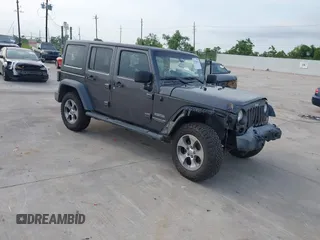 2016 Jeep Wrangler Unlimited Sport with VIN 1C4BJWDG7GL335586, listed as a IAAI auction lot 42334675 with 113,671 mi miles and . Bid and sale history available at DreamBid. Image 1.