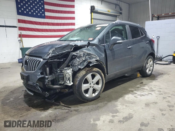 2016 Buick Encore with VIN KL4CJESBXGB736815, listed as a Copart auction lot 48658735 with Not Provided miles and Salvage Title. Bid and sale history available at DreamBid. Image 1.