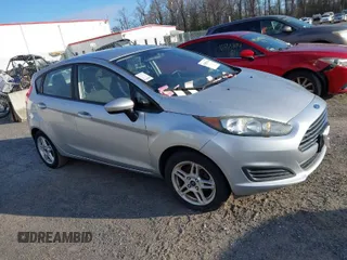 2017 Ford Fiesta SE with VIN 3FADP4EJ7HM140843, listed as a IAAI auction lot 41863146 with 1 mi miles. Bid and sale history available at carsss.com. Image 1.