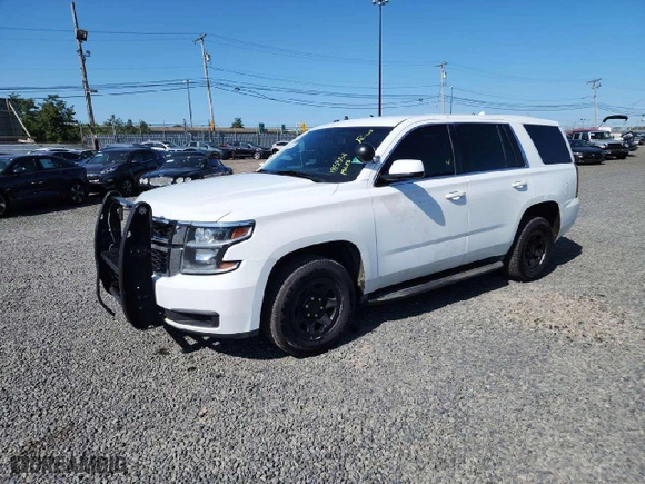 2016 Chevrolet Tahoe Commercial with VIN 1GNSKDEC1GR405102, listed as a Copart auction lot 73126294 with 185,351 mi miles and Clean Title. Bid and sale history available at carsss.com. Image 1.