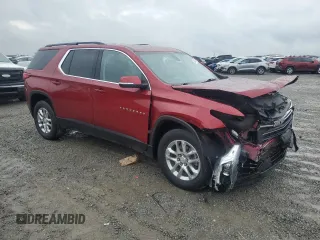 2021 Chevrolet Traverse LT Cloth z VIN 1GNERGKW9MJ239883, wystawiony jako Copart lot #54434135 z przebiegiem 51 357 mil mil oraz Szkoda całkowita • Salvage title. Historia ofert i sprzedaży dostępna na DreamBid. Obrazek 4.
