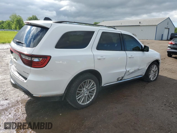 2015 Dodge Durango Limited with VIN 1C4RDJDG8FC861331, listed as a Copart auction lot 58251445 with 131,950 mi miles and Salvage title. Bid and sale history available at DreamBid. Image 3.