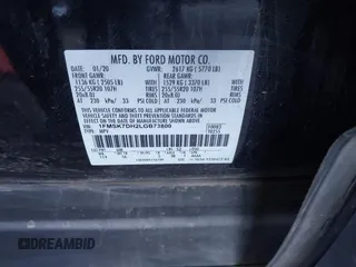 2020 Ford Explorer XLT with VIN 1FMSK7DH2LGB73800, listed as a IAAI auction lot 41069995 with 91,742 mi miles. Bid and sale history available at carsss.com. Image 9.