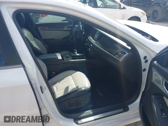 2018 Genesis G80 Sport with VIN KMHGN4JB5JU223891, listed as a IAAI auction lot 42559899 with 156,603 mi miles and . Bid and sale history available at DreamBid. Image 5.