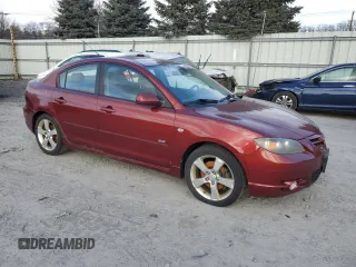 2006 Mazda 3 s with VIN JM1BK324861534368, listed as a Copart auction lot 41458435 with 147,841 mi miles and Salvage Title. Bid and sale history available at DreamBid. Image 4.
