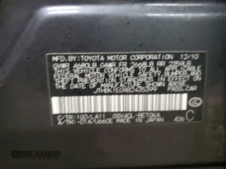 2011 Lexus ES with VIN JTHBK1EGXB2435399, listed as a Copart auction lot 49916075 with 150,258 mi miles and Salvage Title. Bid and sale history available at carsss.com. Image 12.