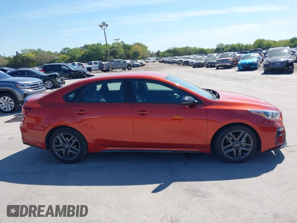 2021 Kia Forte GT-Line with VIN 3KPF34ADXME409193, listed as a IAAI auction lot 41846359 with 52,321 mi miles. Bid and sale history available at carsss.com. Image 14.