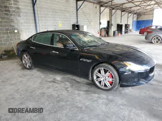 2016 Maserati Quattroporte S with VIN ZAM56RPA3G1189783, listed as a Copart auction lot 50347163 with 85,412 mi miles. Bid and sale history available at carsss.com. Image 4.