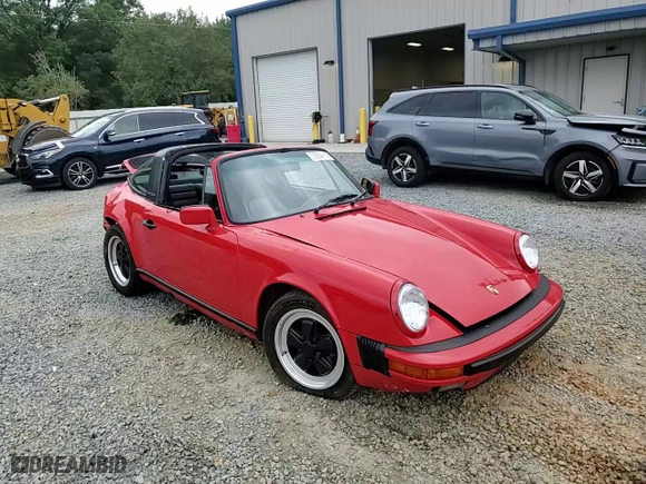 1987 Porsche 911 Carrera with VIN WP0EB0910HS161265, listed as a Copart auction lot 72954914 with 91,287 mi miles and Salvage Title. Bid and sale history available at carsss.com. Image 10.