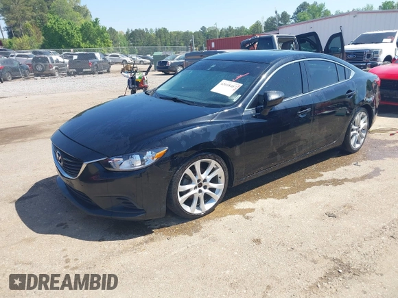 2015 Mazda 6 i Touring with VIN JM1GJ1T68F1171485, listed as a IAAI auction lot 42018487 with 208,916 mi miles and . Bid and sale history available at carsss.com. Image 2.