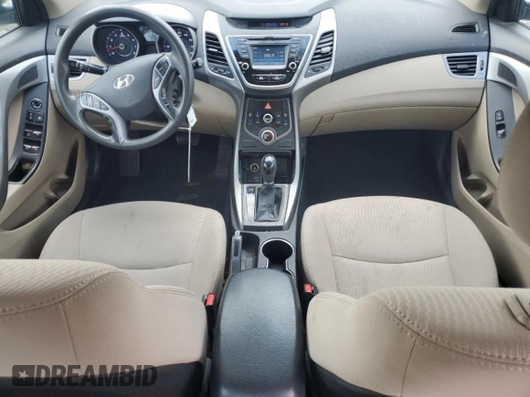 2015 Hyundai Elantra SE with VIN 5NPDH4AEXFH634911, listed as a Copart auction lot 62707805 with 133,676 mi miles and Salvage title. Bid and sale history available at DreamBid. Image 8.