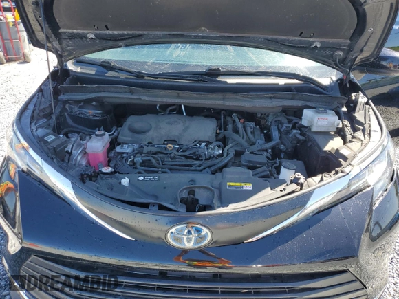 2022 Toyota Sienna XLE with VIN 5TDJRKEC4NS124379, listed as a Copart auction lot 49400375 with 222,972 mi miles and Non Repairable. Bid and sale history available at carsss.com. Image 12.