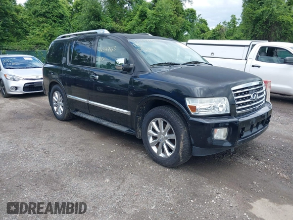 2008 Infiniti QX56 z VIN 5N3AA08C08N914766, wystawiony jako IAAI lot #42347423 z przebiegiem 160 404 mil mil oraz . Historia ofert i sprzedaży dostępna na DreamBid. Obrazek 1.