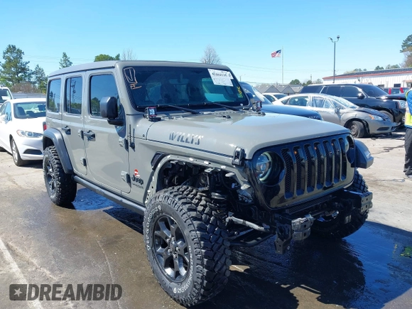 2022 Jeep Wrangler Unlimited Sport S with VIN 1C4HJXDG1NW200793, listed as a IAAI auction lot 41810817 with 35,212 mi miles. Bid and sale history available at carsss.com. Image 13.