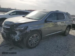 2023 Chevrolet Traverse High Country with VIN 1GNEVNKW3PJ191057, listed as a Copart auction lot 48988265 with 47,376 mi miles and Salvage Title. Bid and sale history available at carsss.com. Image 1.