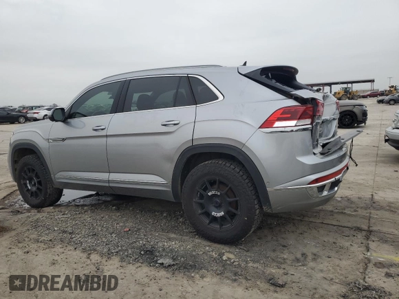 2022 Volkswagen Atlas SEL Premium R-Line with VIN 1V2FE2CA9NC213092, listed as a Copart auction lot 43430625 with 53,426 mi miles and Salvage title. Bid and sale history available at DreamBid. Image 2.