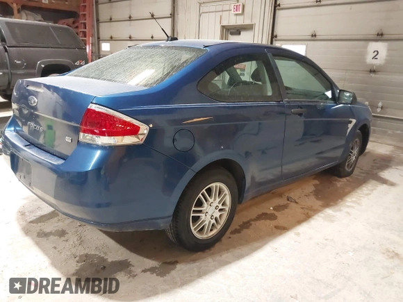 2008 Ford Focus SE with VIN 1FAHP33NX8W242851, listed as a IAAI auction lot 41812413 with 162,547 mi miles. Bid and sale history available at carsss.com. Image 4.