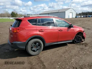 2015 Toyota RAV4 LE with VIN JTMBFREV8FD126981, listed as a Copart auction lot 53019285 with 185,248 mi miles and Salvage Title. Bid and sale history available at carsss.com. Image 3.