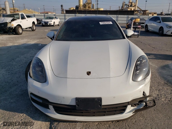 2020 Porsche Panamera 4S with VIN WP0AB2A7XLL140307, listed as a Copart auction lot 75954334 with 78,762 mi miles and Salvage Title. Bid and sale history available at carsss.com. Image 5.