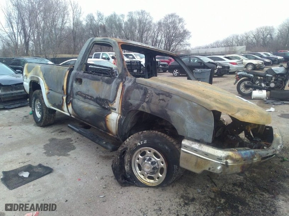 2007 Chevrolet Silverado 2500HD Classic Work Truck with VIN 1GCHK24U67E189014, listed as a IAAI auction lot 36565205 with NaN miles. Bid and sale history available at carsss.com. Image 1.