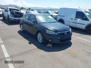 2011 Lexus CT 200h with VIN JTHKD5BH2B2040664, listed as a IAAI auction lot 40053641 with 55,119 mi miles and . Bid and sale history available at DreamBid. Image 1.