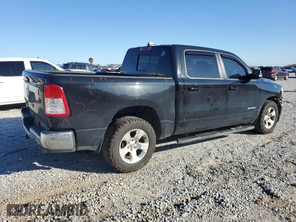 2021 Ram 1500 Big Horn z VIN 1C6RREFT2MN708195, wystawiony jako Copart lot #45969205 z przebiegiem 112 098 mil mil oraz Szkoda całkowita • Salvage title. Historia ofert i sprzedaży dostępna na DreamBid. Obrazek 3.