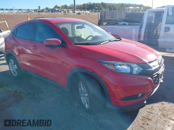 2016 Honda HR-V EX with VIN 3CZRU5H58GM735965, listed as a IAAI auction lot 41848080 with 60,387 mi miles. Bid and sale history available at carsss.com. Image 1.