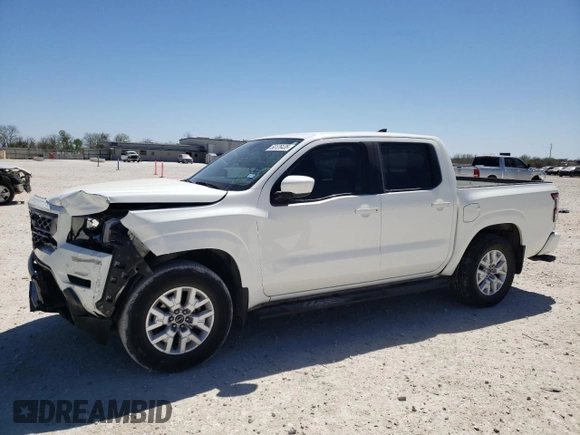 2022 Nissan Frontier SV z VIN 1N6ED1EJ4NN632105, wystawiony jako Copart lot #50126435 z przebiegiem 46 597 mil mil oraz Szkoda całkowita • Salvage title. Historia ofert i sprzedaży dostępna na DreamBid. Obrazek 1.