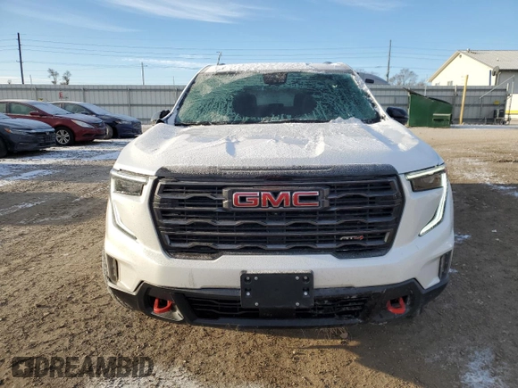 2024 GMC Acadia AWD AT4 z VIN 1GKENPKS7RJ174495, wystawiony jako Copart lot #82187344 z przebiegiem Nie podano mil oraz Szkoda całkowita • Salvage title. Historia ofert i sprzedaży dostępna na DreamBid. Obrazek 5.