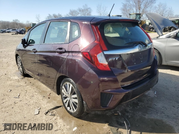 2015 Honda Fit EX-L with VIN 3HGGK5H88FM715308, listed as a Copart auction lot 48333465 with 104,438 mi miles and Salvage Title. Bid and sale history available at carsss.com. Image 2.