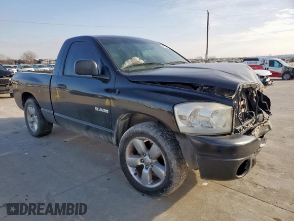 2008 Dodge 1500 ST with VIN 1D7HA16K78J231018, listed as a Copart auction lot 44408465 with Not Provided miles and Salvage Title. Bid and sale history available at DreamBid. Image 4.
